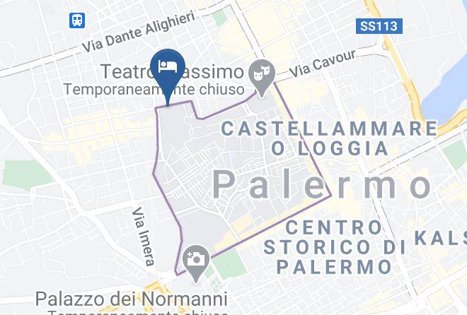 Palermo - Bed And Breakfast Kemonia Maps