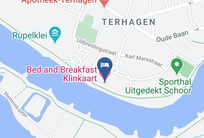 Antwerp - Bed And Breakfast Klinkaart Maps