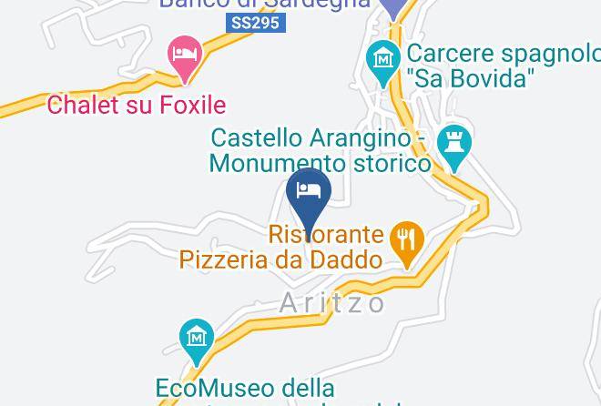 Nuoro - Bed And Breakfast La Baita Di Aritzo Maps