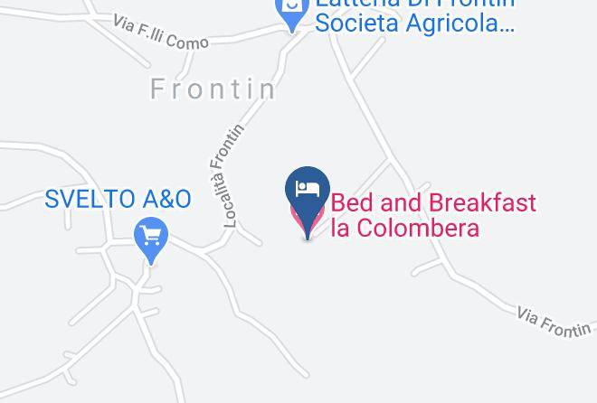 Belluno - Bed And Breakfast La Colombera Maps