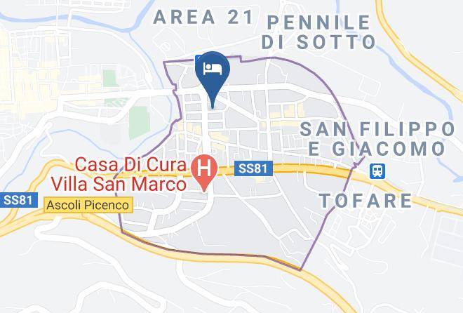Ascoli Piceno - Bed And Breakfast La Formica Maps