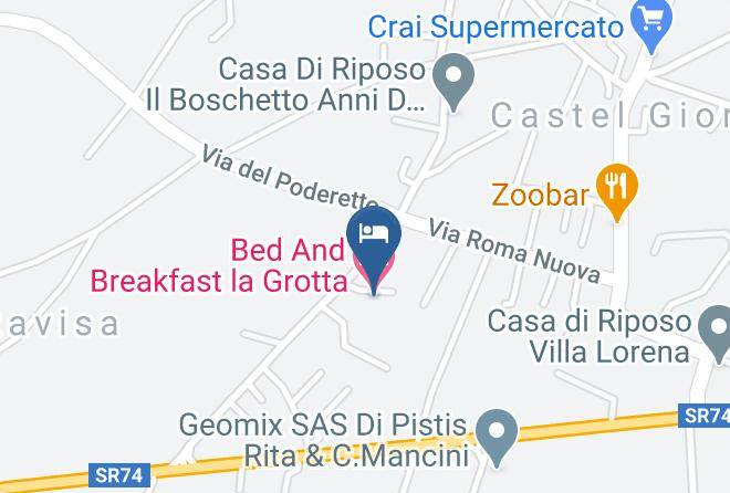 Terni - Bed And Breakfast La Grotta Maps