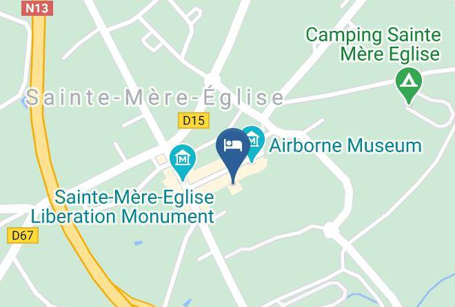 Manche - Bed And Breakfast La Haule Ste Mere Eglise Maps