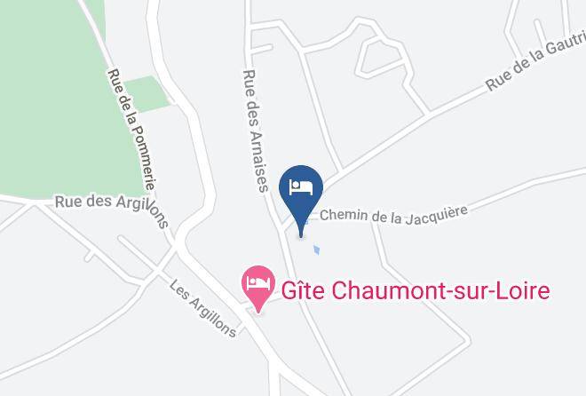 Loir Et Cher - Bed And Breakfast La Jacquiere Maps