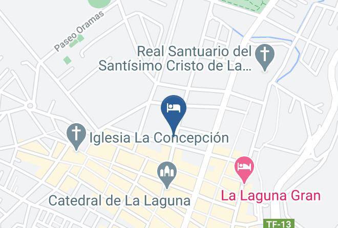 Santa Cruz De Tenerife - B&b La Laguna Maps