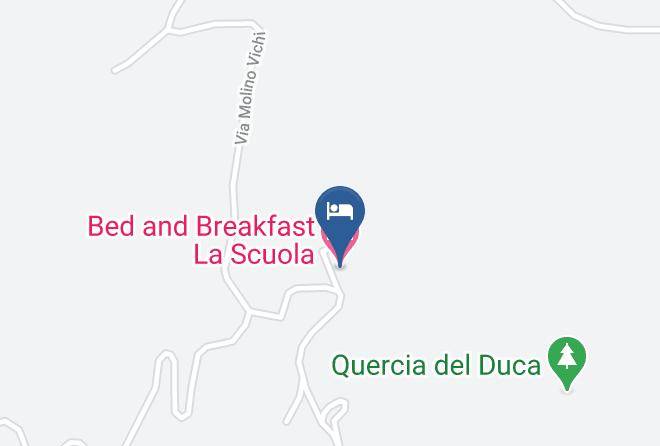 Pesaro And Urbino - Bed And Breakfast La Scuola Maps
