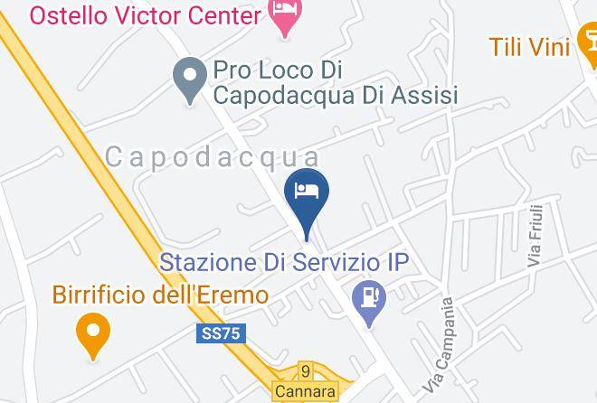 Perugia - Bed And Breakfast La Via Francigena Assisi Maps