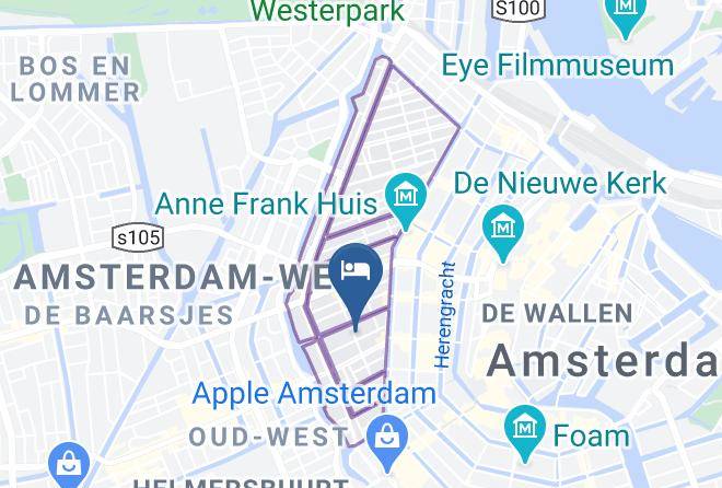Amsterdam - Bed And Breakfast La Vie En Roos Amsterdam Maps