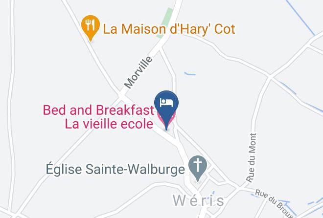 Luxemburg Province - Bed And Breakfast La Vieille Ecole Maps