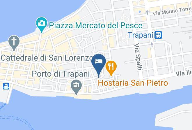 Trapani - Bed And Breakfast Le 5 Torri Maps
