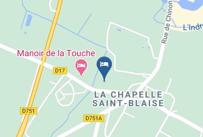 Indre Et Loire - Chambres D'hotes Le Clos De La Touche Maps