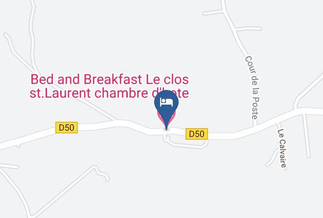 Calvados - Bed And Breakfast Le Clos St Laurent Chambre D'hote Maps
