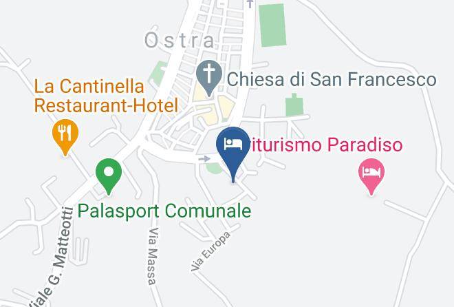 Ancona - Bed And Breakfast Le Dive Ostra Maps