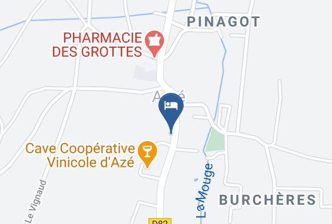 Saone Et Loire - Chambres D'hotes Le Logis D'aze Maps