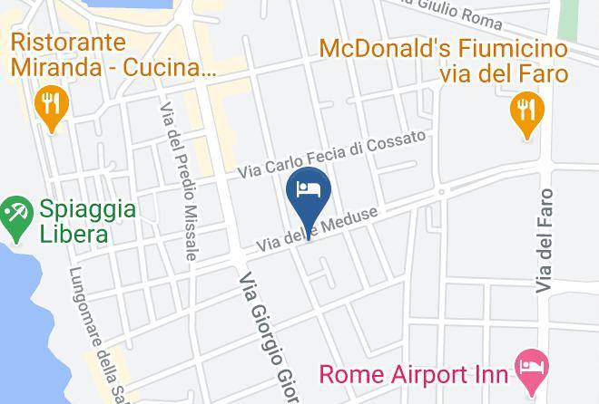 Rome - Bed And Breakfast Le Meduse Maps