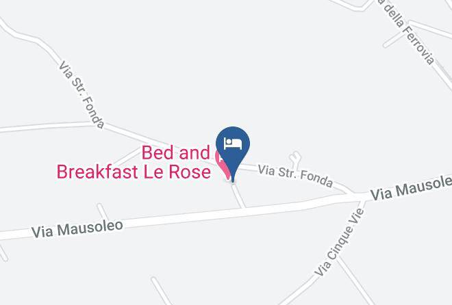 Perugia - Bed And Breakfast Le Rose Maps