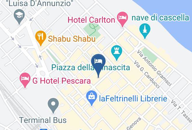 Pescara - Bed And Breakfast Le Stanze Sul Corso Maps