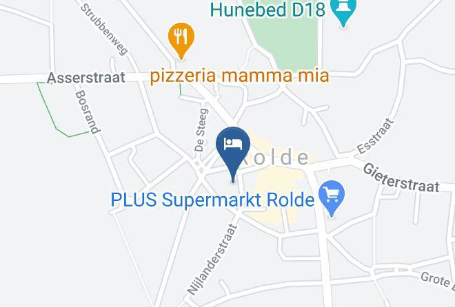 Aa En Hunze - Bed And Breakfast Linde Rolde Maps