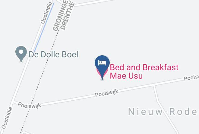 Noordenveld - Bed And Breakfast Mae Usu Maps