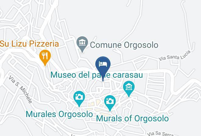 Nuoro - Bed And Breakfast Marima Maps