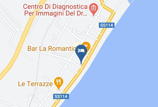 Messina - Bed And Breakfast Messina Riva Del Sol Santa Teresa Di Riva Maps