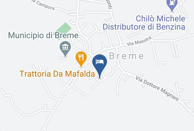 Pavia - Bed And Breakfast Mezzaluna Ca' D'la Tonilla Maps