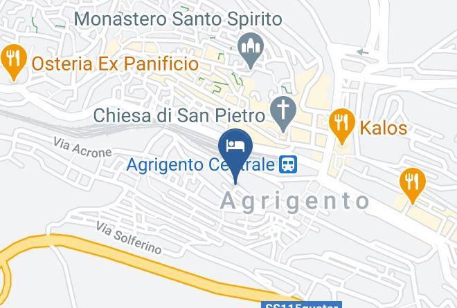 Agrigento - Bed And Breakfast Mielezenzero Maps