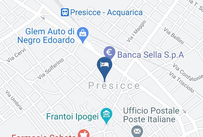 Lecce - Bed And Breakfast Monsellato Maps