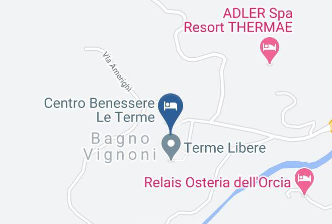 Siena - Bed And Breakfast Orto Delle Terme Bagno Vignoni Maps