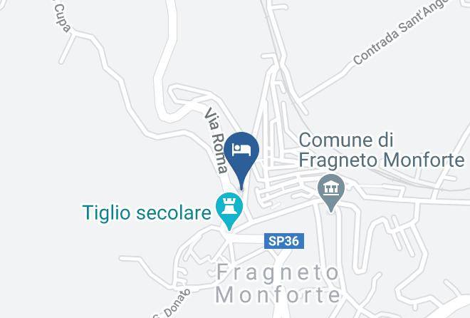 Benevento - Bed And Breakfast Pa Carrera Maps