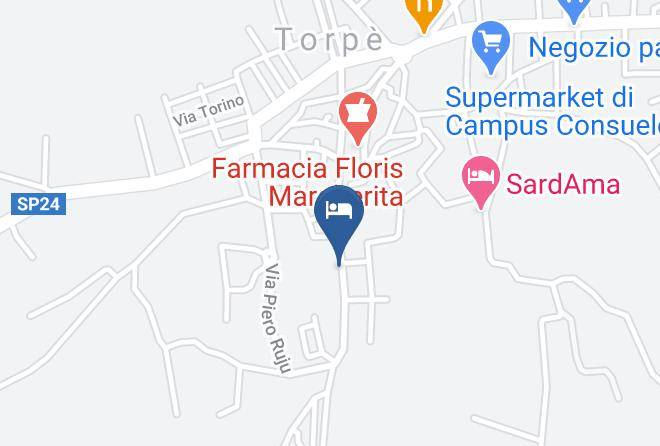 Nuoro - Bed And Breakfast Perla Maps