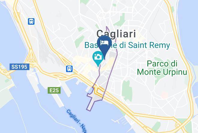 Cagliari - Bed And Breakfast Qaral Maps