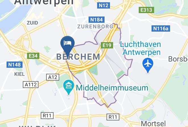 Antwerp - Bed And Breakfast Quatre20cinq Antwerp Maps