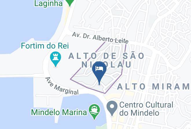 Sao Vicente - Bed And Breakfast Residencial Maravilha Maps