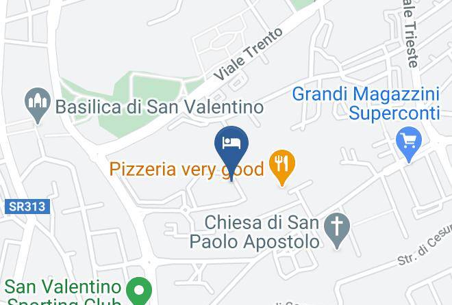 Terni - Bed And Breakfast San Valentino Maps