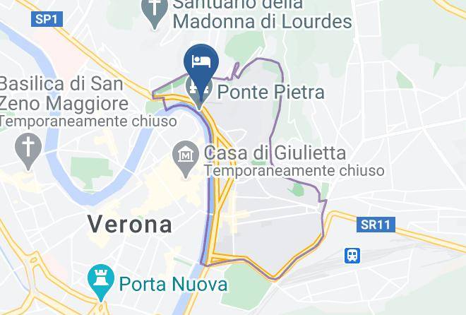 Verona - Bed And Breakfast Santo Stefano Maps