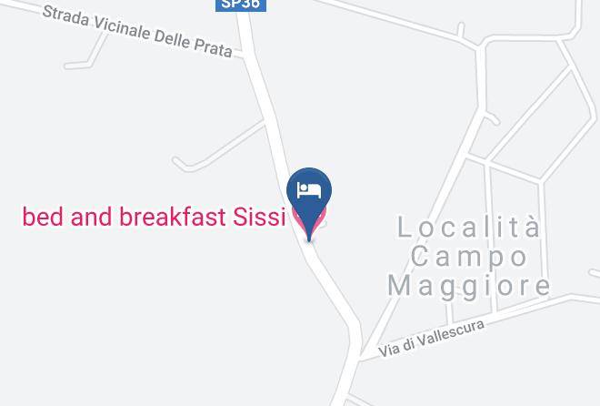 Viterbo - Bed And Breakfast Sissi Maps