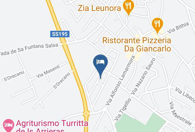 Cagliari - Bed And Breakfast Sogno Di Mare Maps