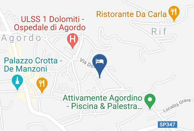 Belluno - Bed And Breakfast Sol Fiori Maps