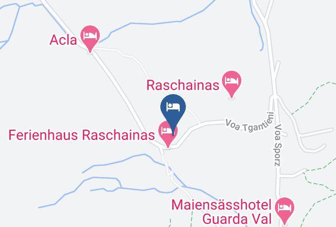 Albula - Bed And Breakfast & Studio Raschainas Maps