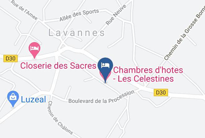 Marne - Chambres D'hotes Les Celestines Maps