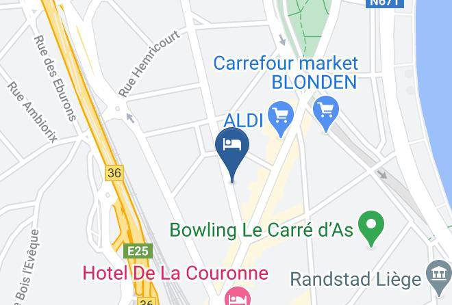 Liege - B&b The Street Lodge Maps