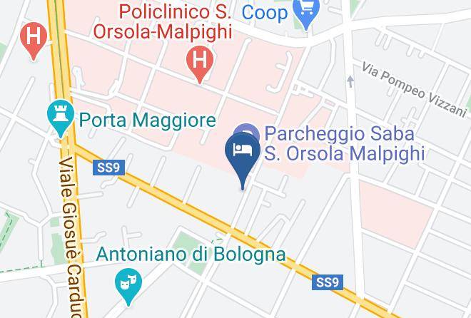 Bologna - Bed And Breakfast Unacamera Srl Affittacamere Maps