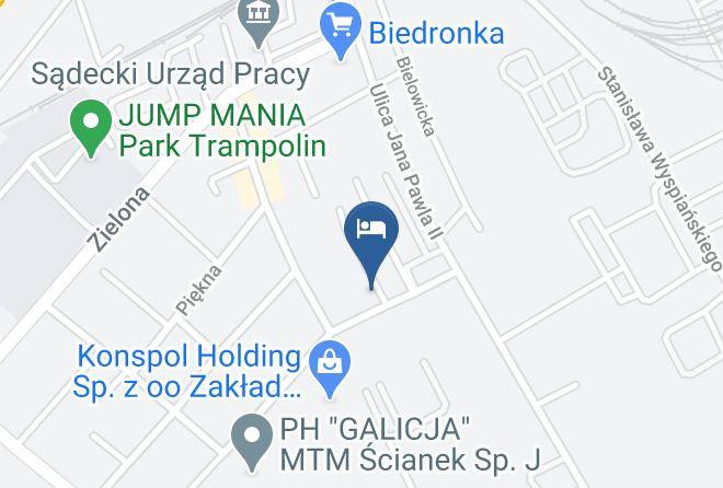Nowy Sacz - Bed And Breakfast Verona Maps