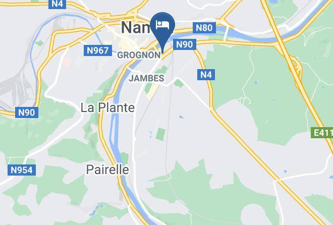 Namur - Bed And Breakfast Wallonia Maps