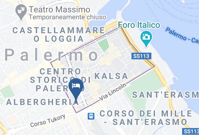 Palermo - Bed And Restaurant Marrakech Maps