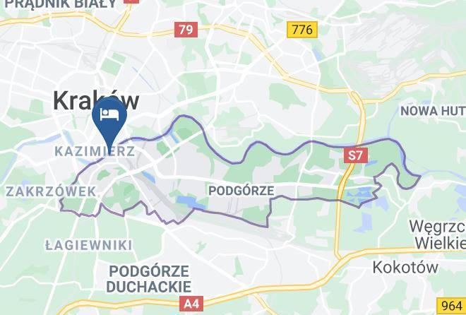 Cracow - Vistula River Roof Terrace Maps