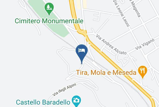 Como - Bed Breakfast A Como Maps
