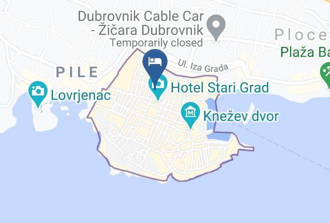 Dubrovnik - Bed&breakfast Andio Maps