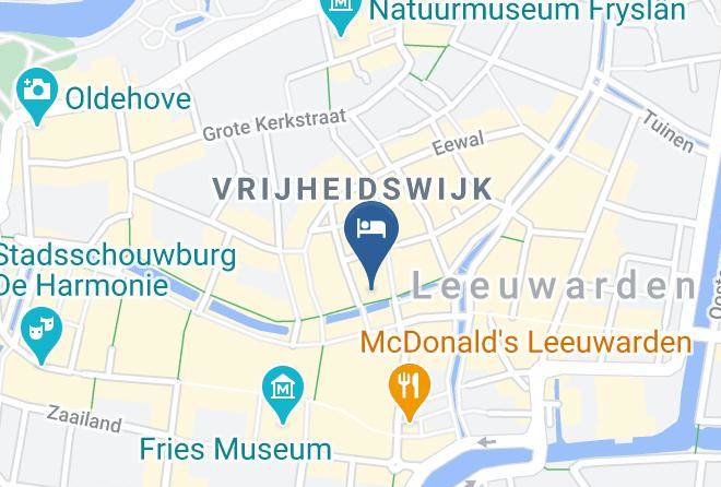 Leeuwarden - B&b Bij De Waagsbrug Maps